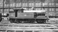 Wainright 'H' class 0-4-4T no 31550, photographed on Stewarts Lane shed, thought to have been taken in the late 1950s. The locomotive was withdrawn in February 1961. <br><br>[K A Gray //]