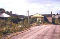 Approach to the former Tavistock North station in August 1976, just over 8 years after closure.<br><br>[Ian Dinmore /08/1976]