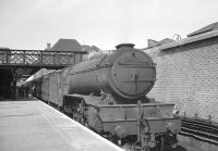 Gresley V2 2-6-2 no 60902 stands at Doncaster station on 20 July 1963 shortly after arriving with the 1.50pm from Leeds Central.<br><br>[K A Gray 20/07/1963]