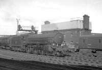 B1 4-6-0 no 61224 with an unidentified train bypassing Newcastle Central in the early 1960s. The locomotive ended its operational life at Wakefield in the summer of 1966. <br><br>[K A Gray //]