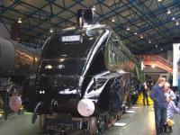 Gresley A4 Pacific no 60008 <I>Dwight D Eisenhower</I> at the NRM, York, on 8 April. <br><br>[Colin Alexander 08/04/2013]