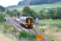 A southbound train on the far north line leaves Rogart for Inverness on 25 August 2007. [See image 42689]  <br><br>[John Furnevel 25/08/2007]
