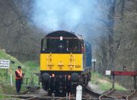 20031+20020 manoeuvering at Oxenhope on 28 April 2013.<br><br>[Colin Alexander 28/04/2013]