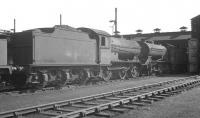 One of Thornton Junction's J38s, no 65922, stabled in the shed yard in the summer of 1966. The 0-6-0 was withdrawn from here in October that year. <br><br>[K A Gray //1966]
