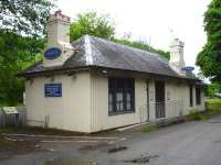 The former Dornoch Station building remains occupied and in a well maintained condition, as seen here in June 2013.<br><br>[David Pesterfield 23/06/2013]