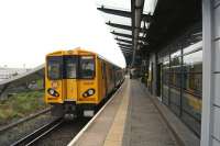 A Southport to Liverpool Central Merseyrail service formed by 508137 calls at Sandhills station on 15 September 2013.<br><br>[John McIntyre 15/09/2013]