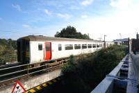 The 1600 Greater Anglia service to Sheringham leaves Hoveton and Wroxham station on 30 September.<br><br>[Bruce McCartney 30/09/2013]