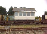 This signal box was formerly located at Kennett. As it is currently sitting on a low loader wagon, it could well move again soon - at least to the end of the siding!<br><br>[Ken Strachan 20/07/2013]