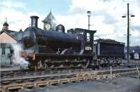 J36 0-6-0 no 65296 on its home shed at Eastfield in July 1961.<br><br>[John Robin /07/1961]