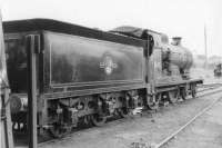 Pickersgill 4-4-0 no 54495 photographed on shed at Wick in September 1961.<br><br>[David Stewart 08/09/1961]