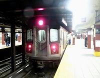 Platform scene at New York Subway's 96th Street station on 22 March 2014.<br><br>[Jim Peebles 22/03/2014]