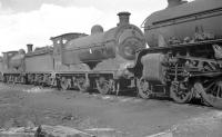 J35 0-6-0 no 64514 in the shed yard at Parkhead on 3 April 1961.<br><br>[K A Gray 03/04/1961]