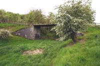 Bridge over the Waverley trackbed just north of Belses on 20 May 2014. <br><br>[Bruce McCartney 20/05/2014]