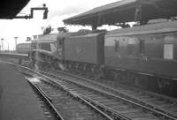 <i>'Did you leave a tap running Nigel?'</i> 60007 prepares to leave Newcastle Central in the sixties.<br><br>[K A Gray //]