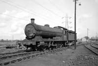 A Saturday afternoon visit to Tyne Dock shed in late summer 1966 found a full house but only a few in steam, of which Q6 0-8-0 63366, seen here in the yard, was one.	<br><br>[Bill Jamieson 03/09/1966]