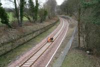Another walker heading south towards Eskbank, 27 March 2015 [see image 38706].<br><br>[John Furnevel 27/03/2015]