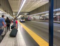 The Seattle light rail line shares the Downtown Tunnel with buses - this is University Street Station.<br><br>[John Yellowlees 22/05/2015]