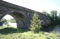 Railway bridge over the River Annan just west of Annan station, photographed in May 2007 from the east bank of the river. [Ref query 6889]<br><br>[John Furnevel 30/05/2015]