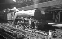 A3 Pacific 60073 <I>St Gatien</I> with a down freight at Newcastle Central in the spring of 1962.<br><br>[K A Gray //1962]
