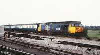 50036 Express bound for Paddington from the Oxford direction. 09 October 1982.<br><br>[Peter Todd 09/10/1982]
