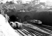 <h4><a href='/locations/N/Newport'>Newport</a></h4><p><small><a href='/companies/S/South_Wales_Railway'>South Wales Railway</a></small></p><p>A lot of things have changed since I took this picture West of Newport station in 1987. The sidings on the left are still there, but rather overgrown; and sadly, you won't see 37's on steel trains any more. 11/125</p><p>/08/1987<br><small><a href='/contributors/Ken_Strachan'>Ken Strachan</a></small></p>