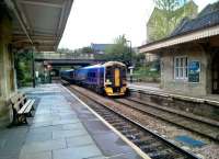 <h4><a href='/locations/B/Bradford-on-Avon'>Bradford-on-Avon</a></h4><p><small><a href='/companies/B/Bradford_Line_Frome,_Yeovil_and_Weymouth_Railway'>Bradford Line (Frome, Yeovil and Weymouth Railway)</a></small></p><p>Pretty as a picture - Bradford looking good, just as a Cardiff bound service approaches from the South Coast. See image <a href='/img/55/377/index.html'>55377</a> 59/122</p><p>30/04/2016<br><small><a href='/contributors/Ken_Strachan'>Ken Strachan</a></small></p>