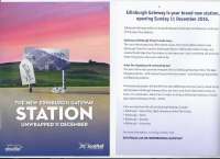 Edinburgh Gateway public opening leaflet.<br><br>[John Yellowlees 11/12/2016]
