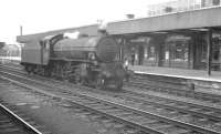 Locally based K1 2-6-0 62036 runs light engine through Doncaster station in July 1961.<br><br>[K A Gray 08/07/1961]