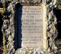 Sadly, not all made it to the Crook Inn on those infamous Friday nights in the early 1900s. The Talla Memorial stone, stands near the main gate of Tweedsmuir churchyard. The inscription reads: <I>'To the memory of the men who died during the progress of the Talla water works 1805-1905 of whom over 30 are interred in this churchyard. Erected by their fellow-workmen and others.'</I> [See image 6067]<br><br>[John Furnevel 30/11/2005]