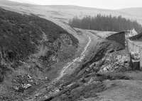 Looking towards Wanlockhead in 1989. The extension of the narrow gauge line from Glengonnar to Wanlockhead has been announced by the Lowthers Railway Society.<br><br>[Bill Roberton //1989]