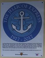 This new plaque was unveiled today at Helmsdale by Geordie Adams, who was a fireman on the Jellicoe Express during the Second World War.<br><br>[John Yellowlees 30/09/2017]