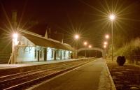 The bright lights of Dunkeld on a cold night in 1995. The view looks south.<br><br>[Ewan Crawford //1995]