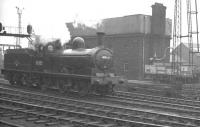 Heading for Darlington. Worsdell NER 1889 veteran (BR class J21) 0-6-0 65033 passing Newcastle Central on its way to Darlington on 7 May 1960. From there it would later work the RCTS/SDLS <I>Stainmore Special</I> (or 'J21 Rail Tour') to Carlisle and back [see image 32382].<br><br>[K A Gray 07/05/1960]