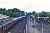 46229 at Dumfries with Glasgow train.<br><br>[John Robin 06/07/1996]