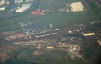 Aerial view of Mossend Yard. Looking east.<br><br>[Ewan Crawford //]