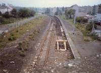 Corkerhill looking east to the depot before reopening to passengers.<br><br>[Ewan Crawford //1987]