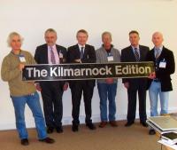 <I>The Kilmarnock Edition</I> nameplate presentation on 4 December 2009 - see news story.<br><br>[First ScotRail /12/2009]